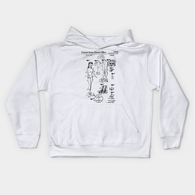 Barbie Doll Patent Black - Barbie - Kids Hoodie | TeePublic